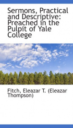 sermons practical and descriptive preached in the pulpit of yale college_cover