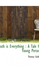 truth is everything a tale for young persons_cover