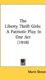 the liberty thrift girls a patriotic play in one act_cover