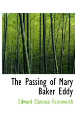 the passing of mary baker eddy_cover
