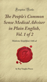 The People's Common Sense Medical Adviser in Plain English_cover