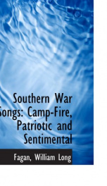 southern war songs camp fire patriotic and sentimental_cover
