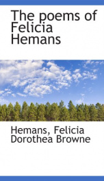 the poems of felicia hemans_cover