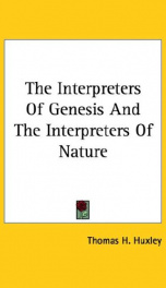 The Interpreters of Genesis and the Interpreters of Nature_cover