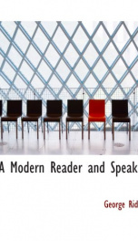 a modern reader and speaker_cover