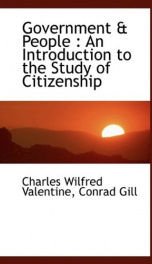 government people an introduction to the study of citizenship_cover