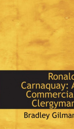 ronald carnaquay a commercial clergyman_cover