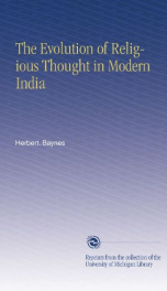 the evolution of religious thought in modern india_cover