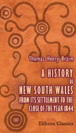 a history of new south wales from its settlement to the close of the year 1844_cover