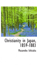 christianity in japan 1859 1883_cover