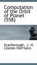 computation of the orbit of planet 558_cover