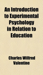 an introduction to experimental psychology in relation to education_cover