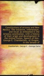 constitutions of arizona and new mexico the initiative referendum and recall_cover