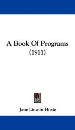 a book of programs_cover
