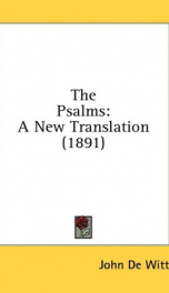 the psalms a new translation_cover