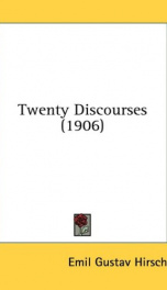 twenty discourses_cover