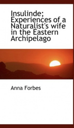 insulinde experiences of a naturalists wife in the eastern archipelago_cover