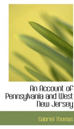 an account of pennsylvania and west new jersey_cover