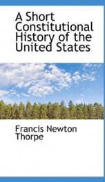 a short constitutional history of the united states_cover