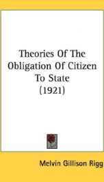 theories of the obligation of citizen to state_cover