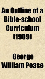 an outline of a bible school curriculum_cover