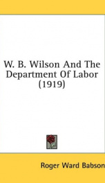w b wilson and the department of labor_cover