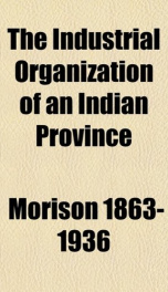 the industrial organization of an indian province_cover