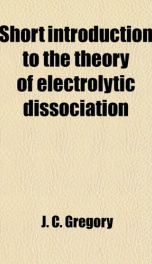 short introduction to the theory of electrolytic dissociation_cover