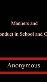 Manners and Conduct in School and Out_cover