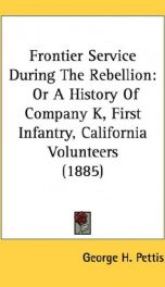 Frontier service during the rebellion_cover