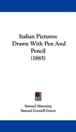 italian pictures drawn with pen and pencil_cover