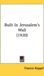 built in jerusalems wall_cover