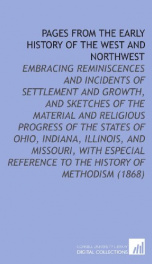 pages from the early history of the west and northwest embracing reminiscences_cover