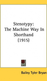 stenotypy the machine way in shorthand_cover