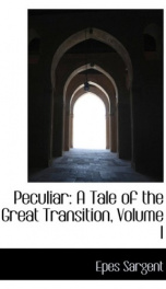 peculiar a tale of the great transition_cover