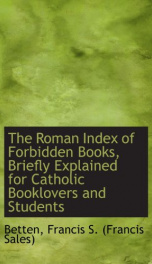 the roman index of forbidden books_cover