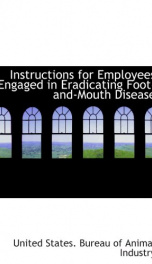instructions for employees engaged in eradicating foot and mouth disease_cover