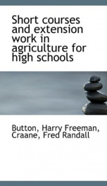 short courses and extension work in agriculture for high schools_cover