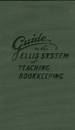 students guide to accompany the ellis cabinet system of teaching bookkeeping an_cover