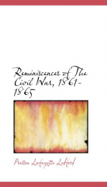 reminiscences of the civil war 1861 1865_cover