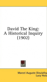 david the king a historical inquiry_cover