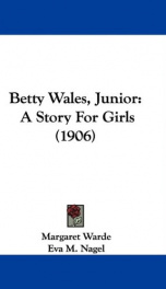 betty wales junior a story for girls_cover