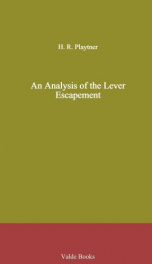 An Analysis of the Lever Escapement_cover