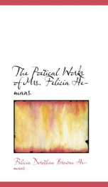 the poetical works of mrs felicia hemans complete in one volume_cover