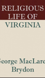 Religious Life of Virginia in the Seventeenth Century_cover