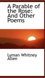 a parable of the rose and other poems_cover