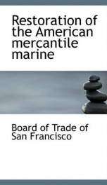 restoration of the american mercantile marine_cover