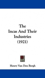 the incas and their industries_cover