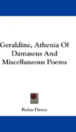 geraldine athenia of damascus and miscellaneous poems_cover