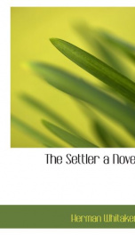 the settler a novel_cover